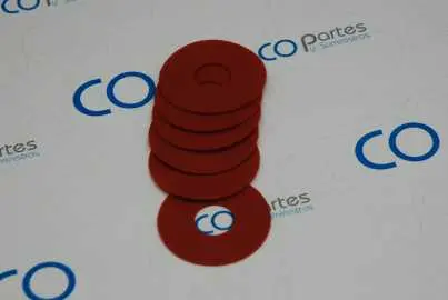 66.028.404 - Chupa plana 38*13*1mm Roja